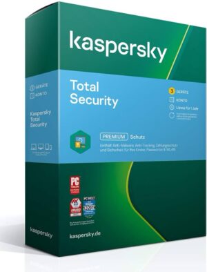 Kaspersky Total Security (1 An / 1 Appareil)